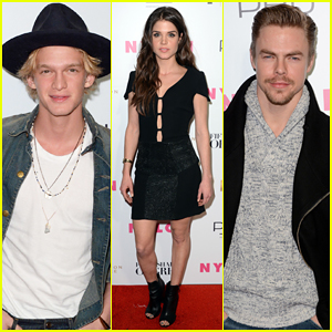 Cody Simpson & Derek Hough Kick Off Fashion Week at 'Fifty Shades' Release Party!