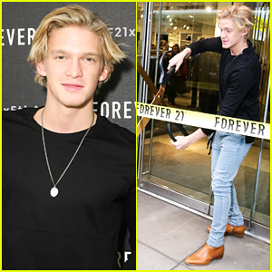 Cody Simpson Serenades Massive Crowd At Forever 21 Store Opening Event