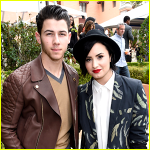 Demi Lovato Brunches with Nick Jonas at Puma's Pre-Grammys Event!