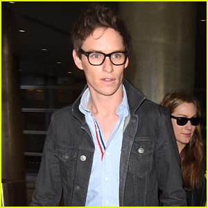 Eddie Redmayne Makes it Back to L.A. With Wife Hannah Bagshawe Before Oscars 2015