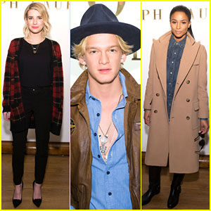Emma Roberts & Cody Simpson Bring Their Fashion A-Game to the Ralph Lauren Show
