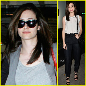 Emmy Rossum is Surrounded By Hearts & Love Before Valentine's Weekend