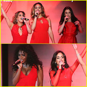Fifth Harmony Go Red For New York Fashion Week - See Their Runway Pics!