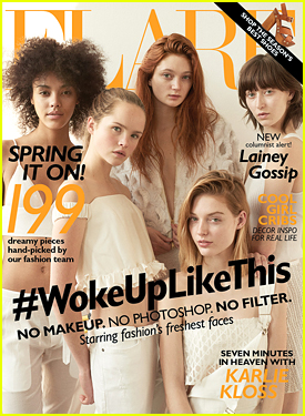 Flare's March 2015 Cover Models Really Did Wake Up Like This  - See The Make Up Free Cover!