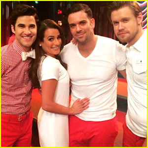 Lea Michele, Chris Colfer, Darren Criss & More Say Goodbye to 'Glee' During Last Week of Filming