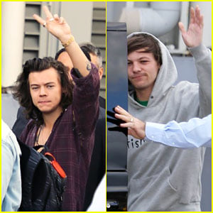 Harry Styles & Louis Tomlinson Get Ready for One Direction's Next Tour