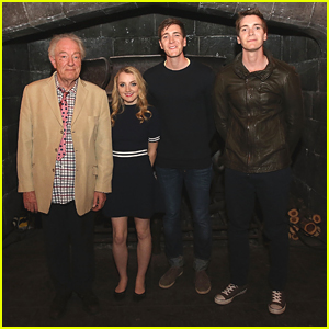 James & Oliver Phelps Help Celebrate The Magic Of Harry Potter With Evanna Lynch