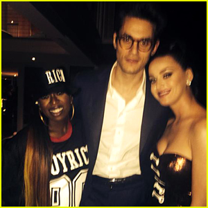 Katy Perry's Boyfriend John Mayer Supported Her at Super Bowl 2015!