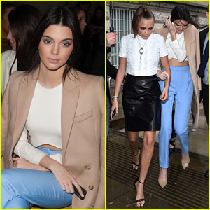 Kendall Jenner & Cara Delevingne Team Up for London Fashion Week!