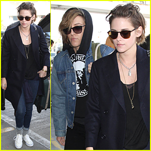 Kristen Stewart Jets Out of Los Angeles With Alicia Cargile