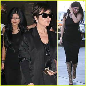 Kylie & Kris Jenner Celebrate New Manison Purchase at Craig's