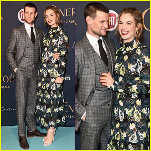 Lily James & Matt Smith Step Out As A Couple at 'Cinderella' Milan Premiere!