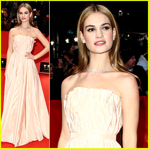 Lily James Wore a Corset to Achieve Cinderella's Small Waist