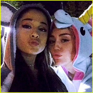 Ariana Grande Lends Helping Hand to Miley Cyrus' Happy Hippies