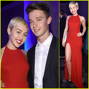 Miley Cyrus Is Red Hot at Pre-Grammys Party with Patrick Schwarzenegger!