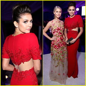 Nina Dobrev & Julianne Hough Are Picture Perfect BFFs at Oscars Party