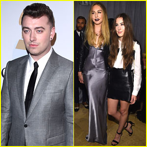 Sam Smith & Haim Are a Musical Group at Pre-Grammys Party