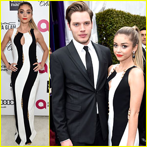 Sarah Hyland & Dominic Sherwood Are One Cute Couple at an Oscar Viewing Party!