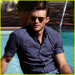Scott Eastwood Looks Smoldering Hot By the Pool