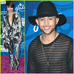 Tahj Mowry Parties It Up With Kat Graham Ahead of Grammys This Weekend