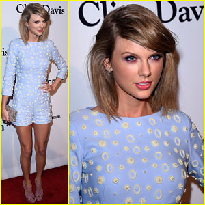 Taylor Swift Brings Her Style A-Game to a Pre-Grammy Party