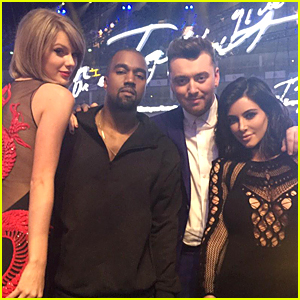 Taylor Swift & Kanye West Meet Up at BRIT Awards 2015