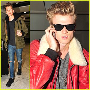 The Vamps Land in London After Pranking Connor Ball With Surprise Haircut!