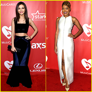 Victoria Justice & Keke Palmer Step Up Their Style Game at 2015 MusiCares Gala
