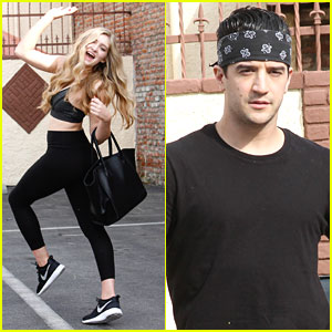 Willow Shields Meets Up With Mark Ballas At Dance Studio for 'DWTS' Practice