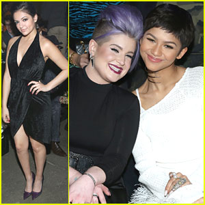 Zendaya Meets Up With Kelly Osbourne At Christian Siriano Show in New York City