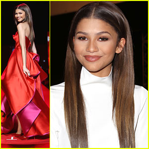 Zendaya Struts Her Stuff At Go Red For Women Fashion Show At NYFW