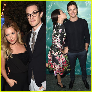 Ashley Tisdale & Italia Ricci Bring Their Men Along To Ted Baker Launch Event