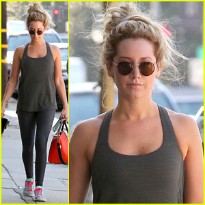 Ashley Tisdale Hits Pilates Class Before 'Clipped' Filming