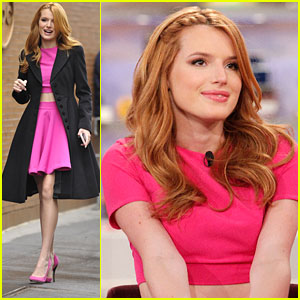 Bella Thorne Hits 'The View' Before New York Spring Spectacular Opening Night!