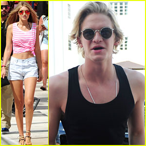 Cody Simpson & Gigi Hadid Party It Up At Victoria's Secret Spring Break Bash