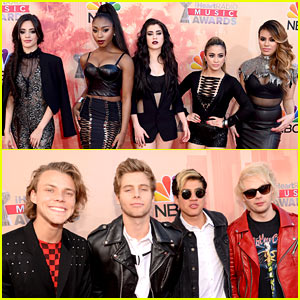 Fifth Harmony Hits iHeartRadio Music Awards 2015 with 5 Seconds of Summer!