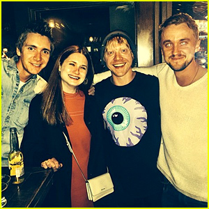 Tom Felton Had an Epic 'Harry Potter' Reunion Over the Weekend!