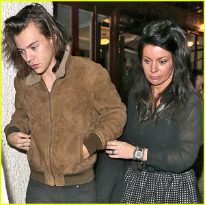 Harry Styles Treats Mom Anne To Dinner In Manchester