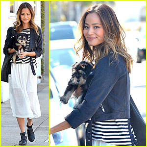 Jamie Chung & New Puppy Ewok Are Cutest Duo Ever!
