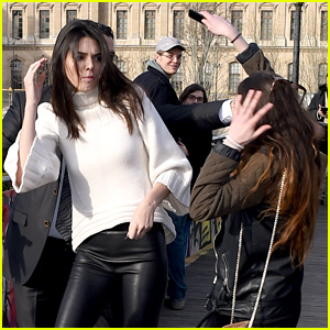 Kendall Jenner Gets Attacked By a Fan While Sightseeing in Paris (Photos)