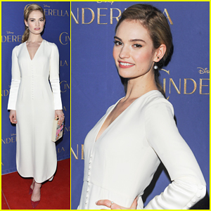 Lily James Hits Toronto Solo for Special 'Cinderella' Screening!