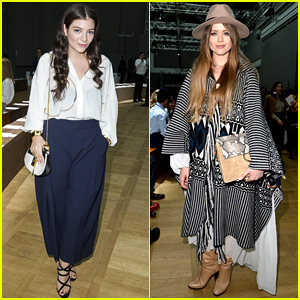 Lorde Meets Up with Kristina Bazan & Kelly Rowland at Chloe Fashion Show!