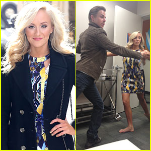 Nastia Liukin & Derek Hough Stop By The View After Topping The 'DWTS' Leaderboard
