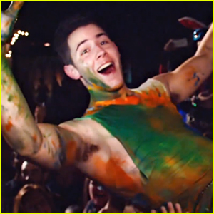 Nick Jonas' Biceps Are So Colorful In 'Chains' Music Video