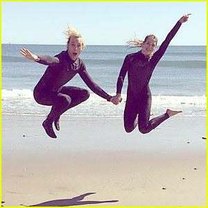 Riker Lynch Teaches DWTS Partner Allison Holker How To Surf - See The Cute Pics!