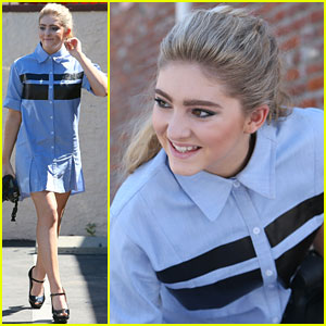 Willow Shields Is More Than Ready For Dance Practice with Mark Ballas