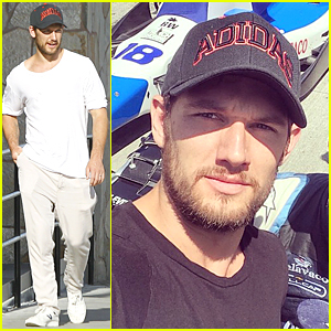 Alex Pettyfer Supports Conor Daly at Grand Prix of Long Beach