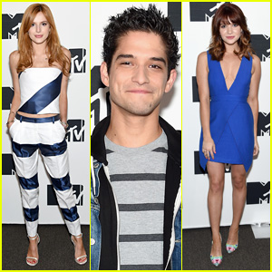 Bella Thorne & Tyler Posey Are the Cool Kids at MTV Upfronts 2015
