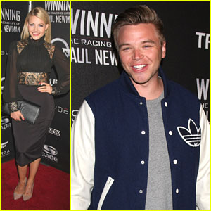 Witney Carson Joins Brett Davern For 'Winning: The Racing Life of Paul Newman' Reception