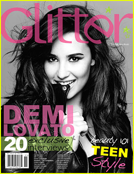 Demi Lovato Talks Up Her World Tour With 'Glitter' Mag's Spring Issue